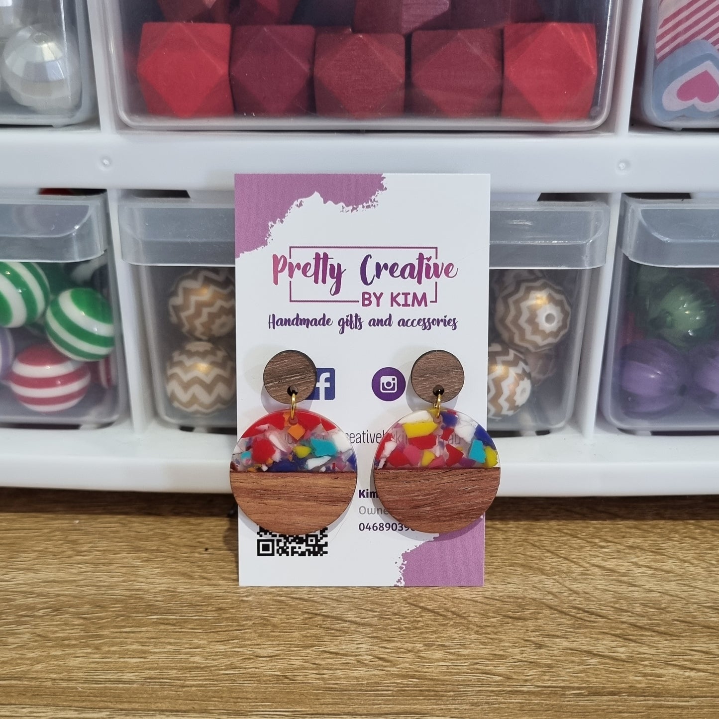 Handmade earrings- The party pair