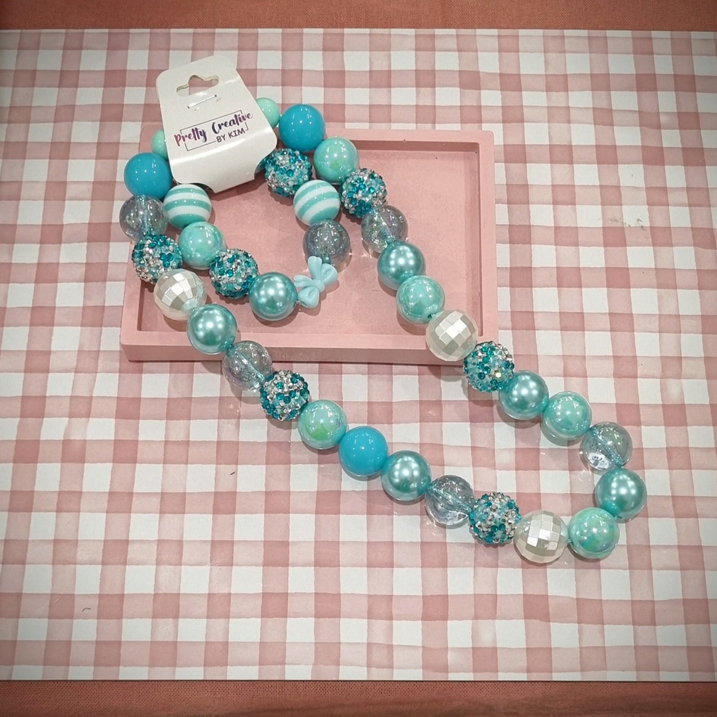 Bubblegum necklace and bracelet sets