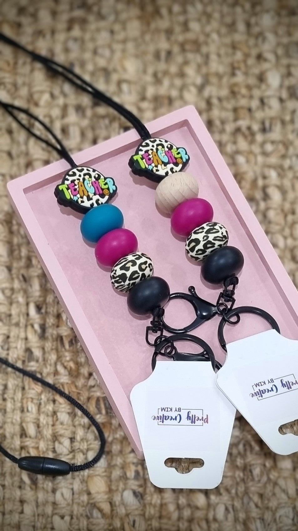 Lanyard- Leopard print Teacher