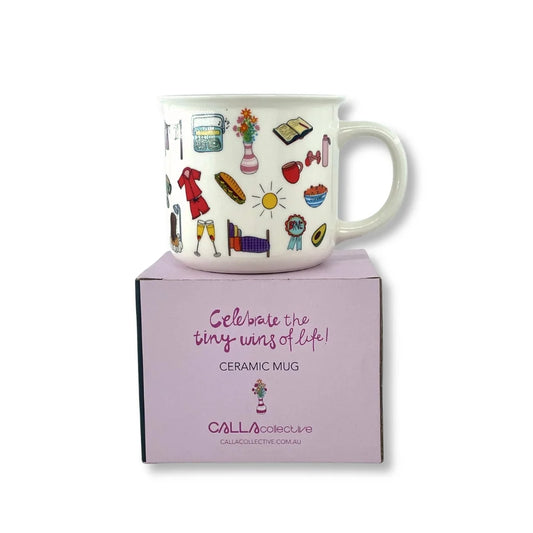 Mug - Celebrate The Tiny Wins Of Life Ceramic Mug 350ml