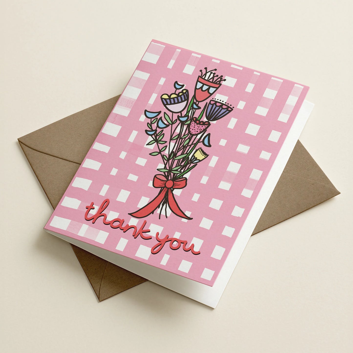 Greeting Cards- Thank you bouquet