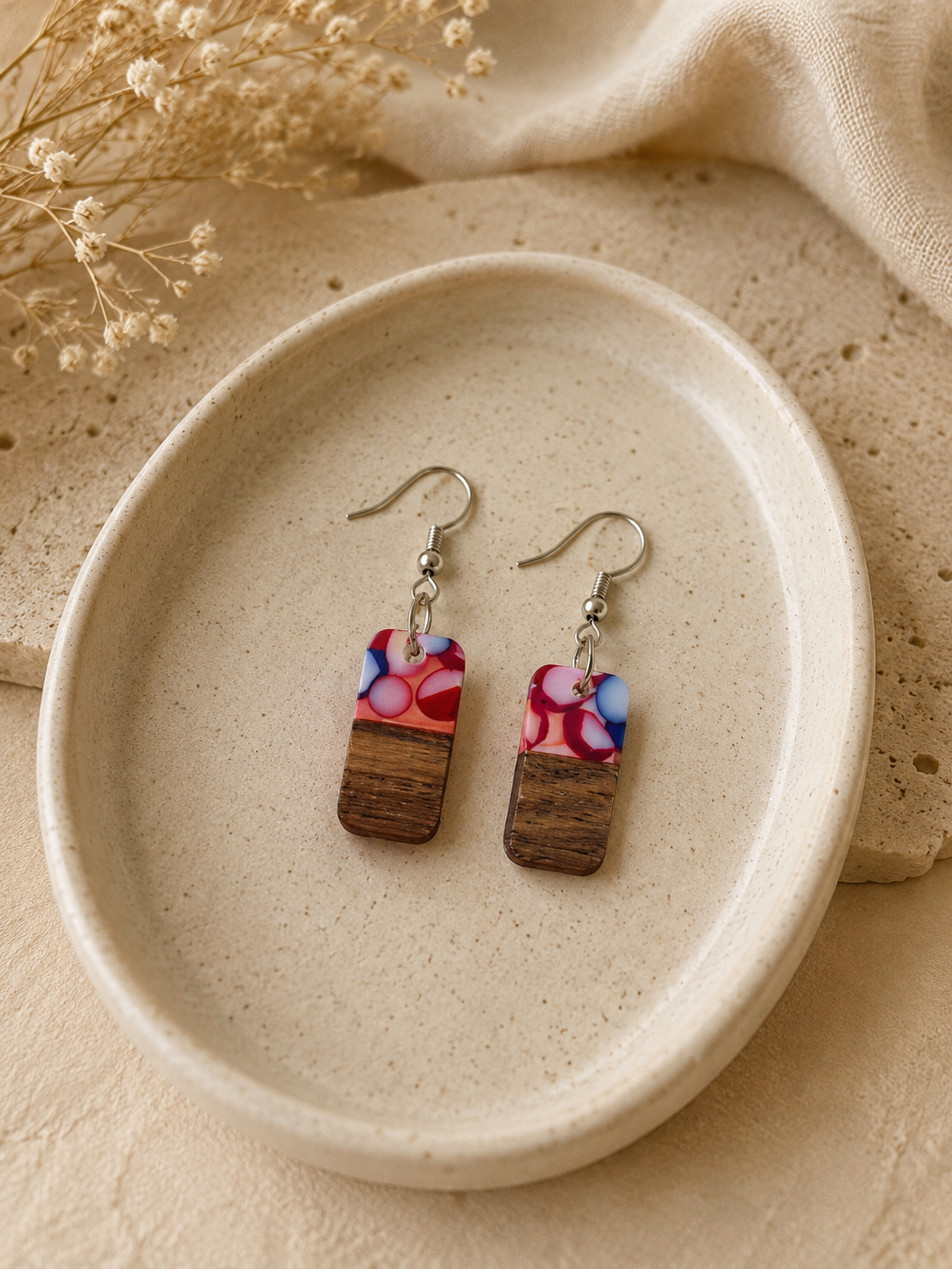 Earrings- Confetti pop