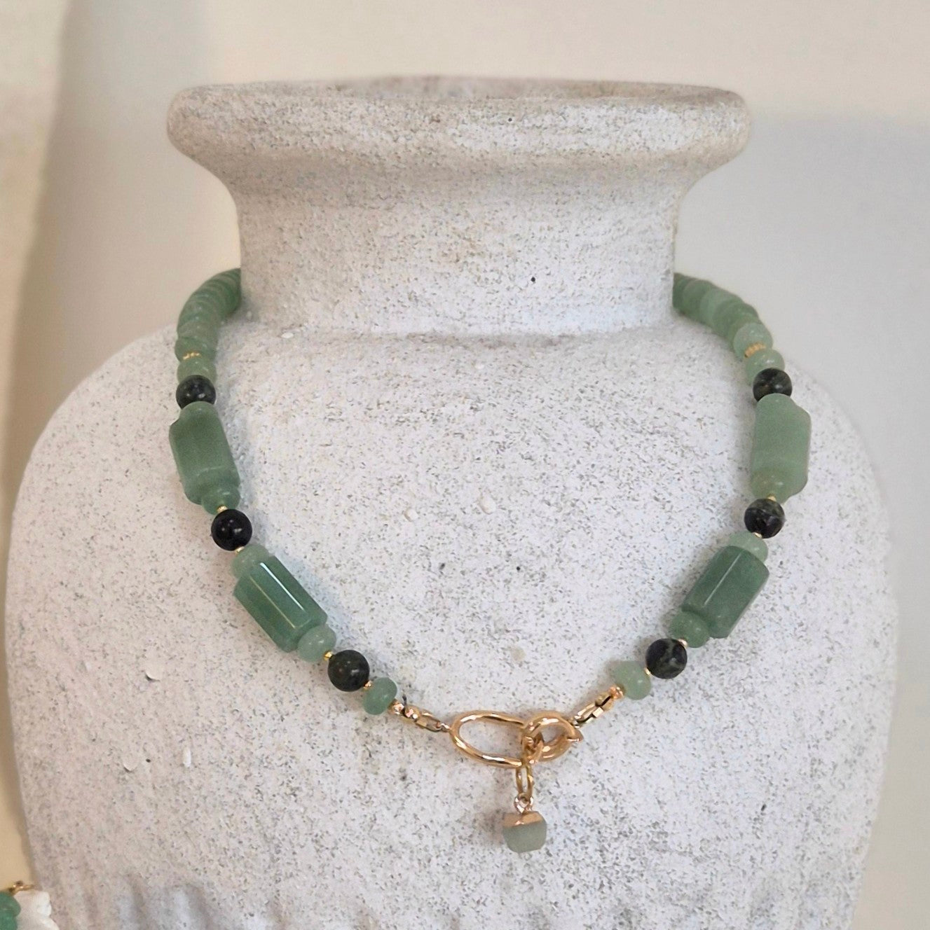 Statement necklace- Verdant Luxe Necklace