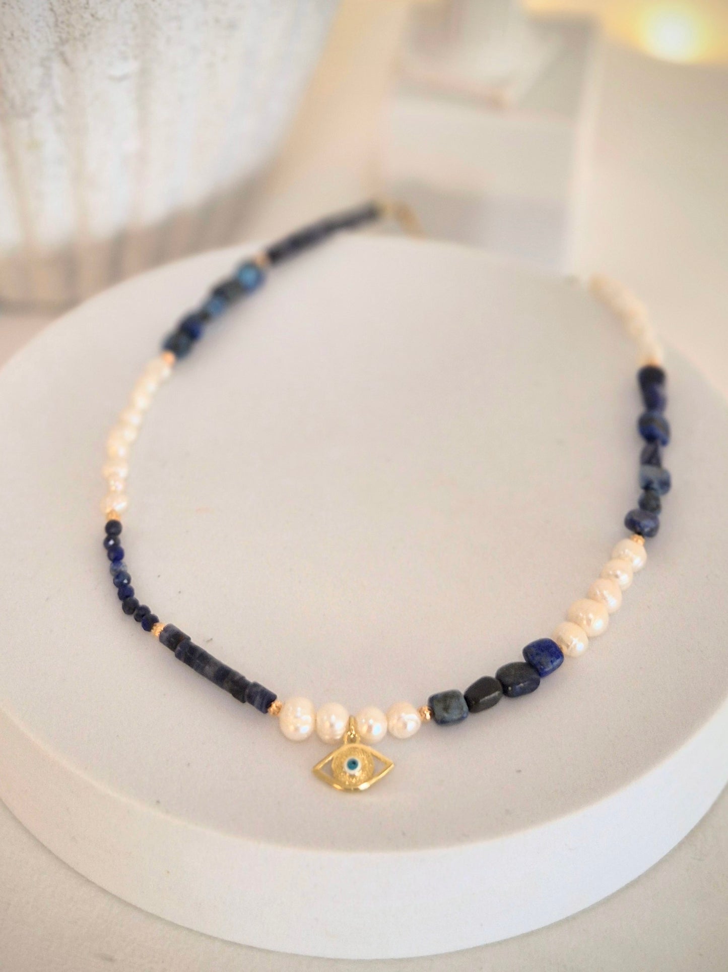 Statement necklace- The Tides Evil Eye