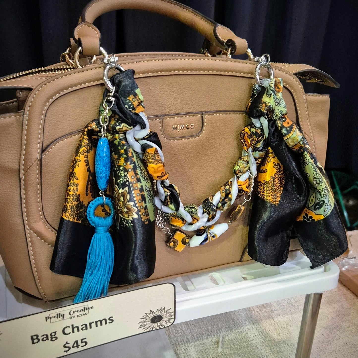 Luxury handmade bag charm