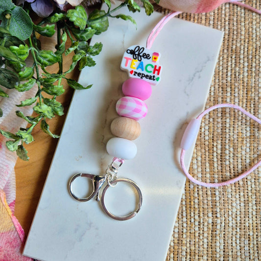 Lanyard- Coffee Teach Repeat