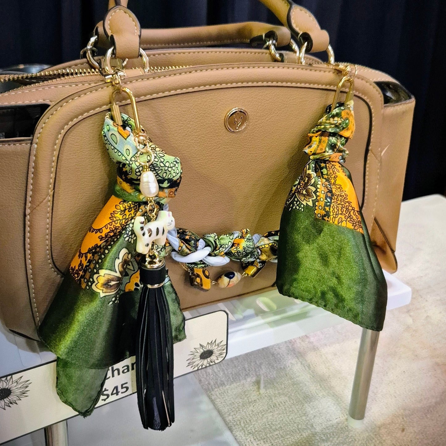 Luxury handmade bag charm